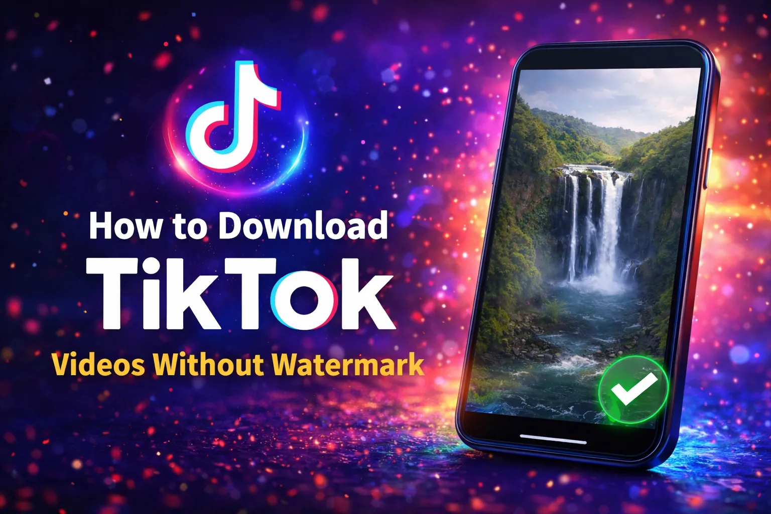 Stáhnout tiktok videa bez vodoznaku průvodce