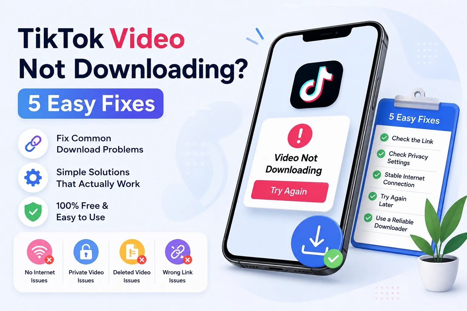 TikTok Video Not Downloading